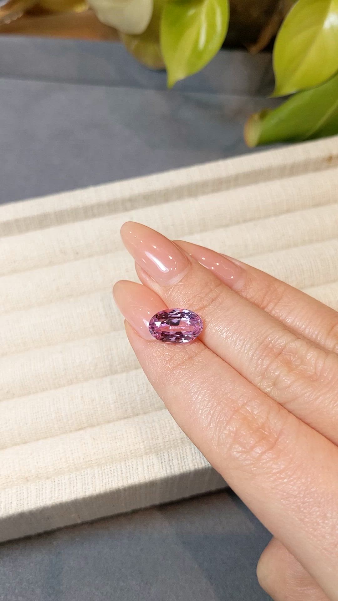 4.16 Ct. Purplish Pink Kunzite from Afghanistan Size Video