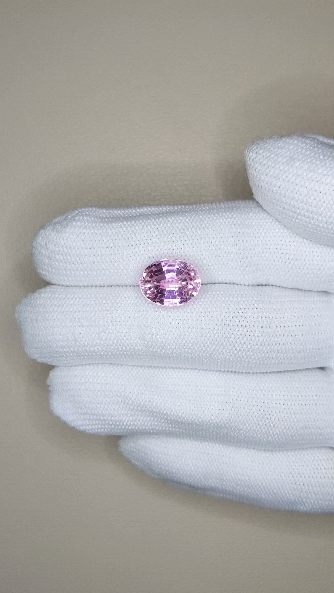 6.17 Ct. Purplish Pink Kunzite from Afghanistan Size Video
