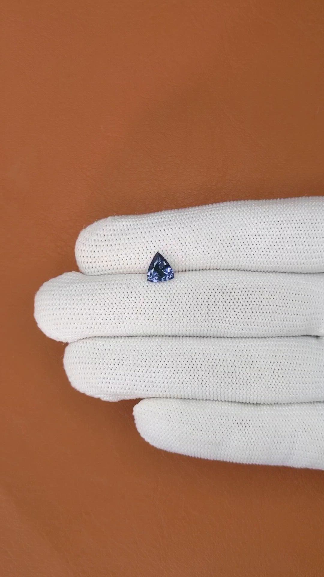 1.20 Ct. Blue Spinel from Ceylon (Sri Lanka) Size Video