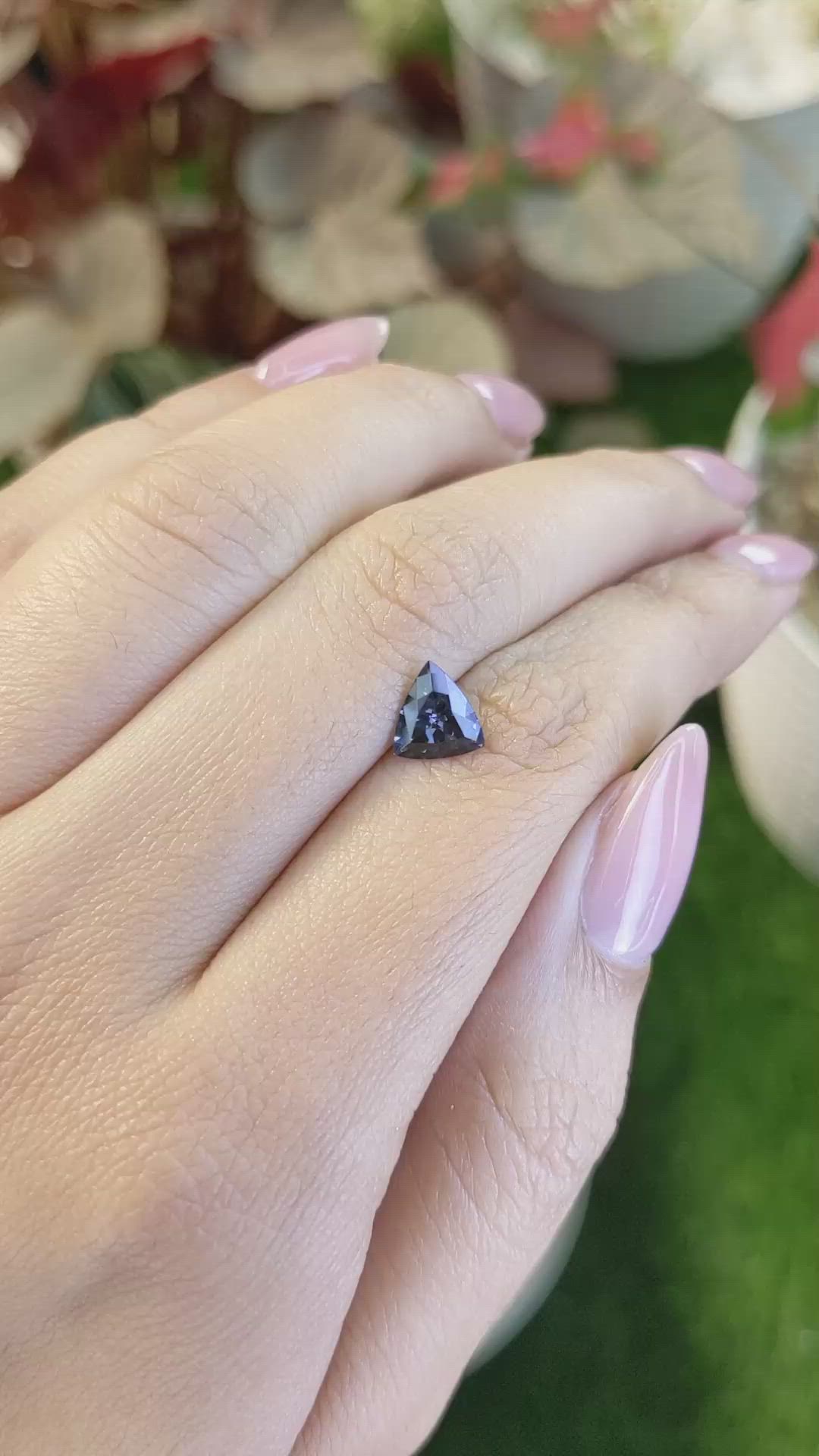 1.20 Ct. Blue Spinel from Ceylon (Sri Lanka) Size Video