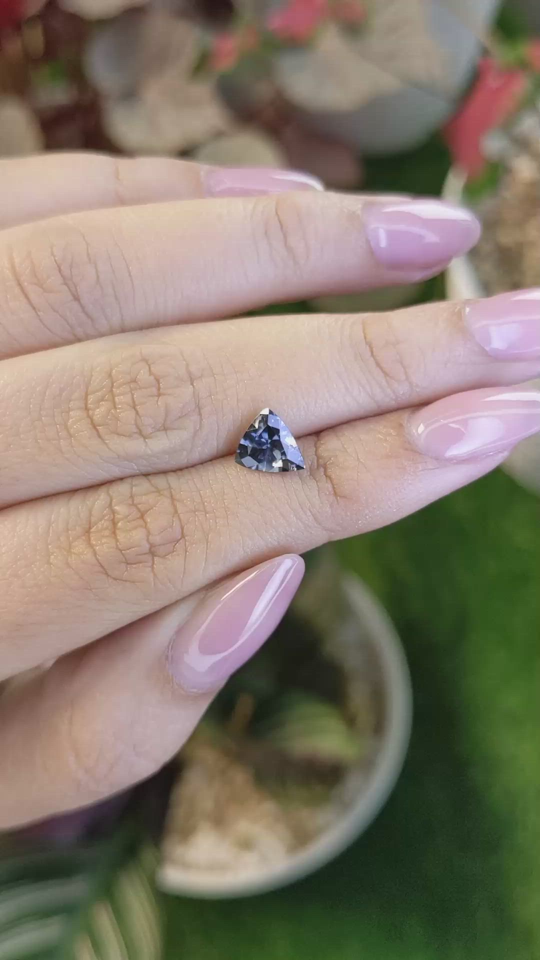 1.20 Ct. Blue Spinel from Ceylon (Sri Lanka) Size Video