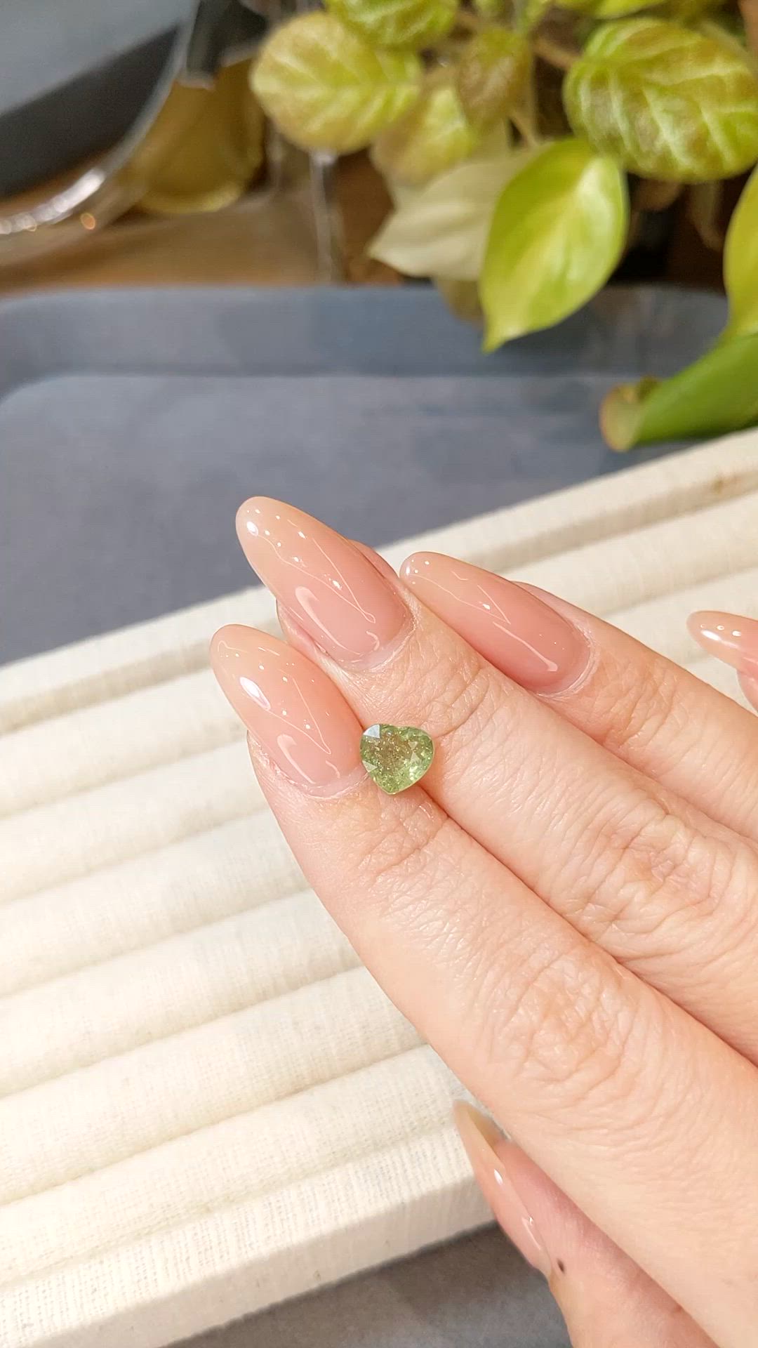 1.07 Ct. Green Paraiba Tourmaline from Mozambique Size Video
