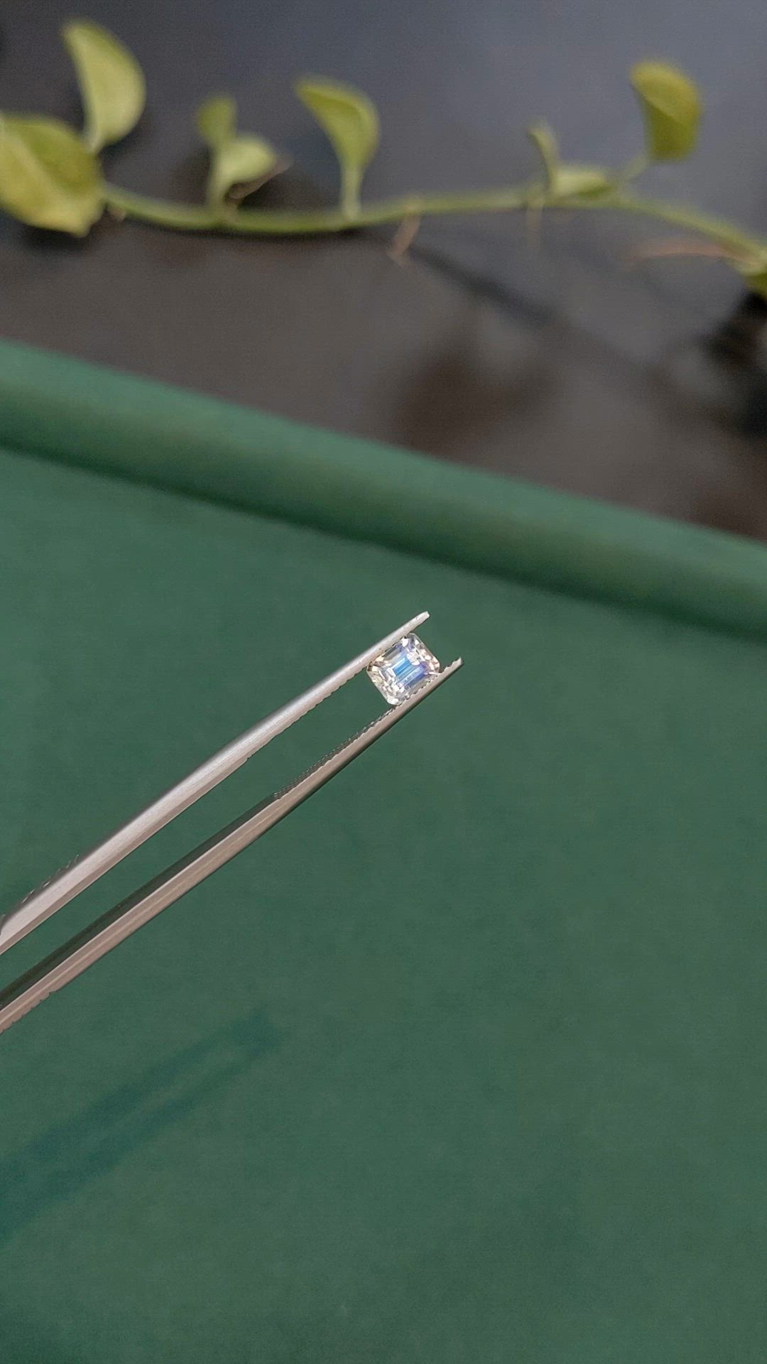 0.72 Ct. White Moonstone from Madagascar Size Video