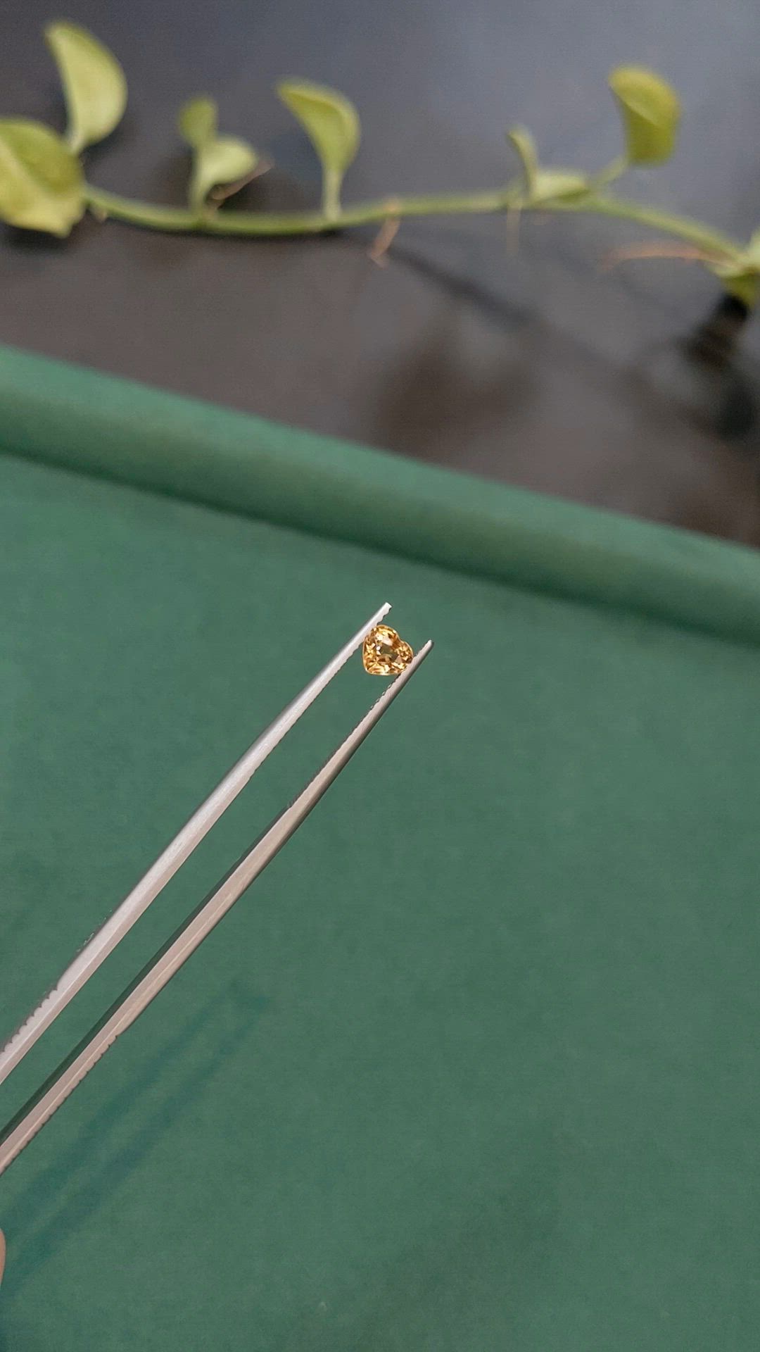 0.67 Ct. Yellowish Brown Zircon from Tanzania Size Video