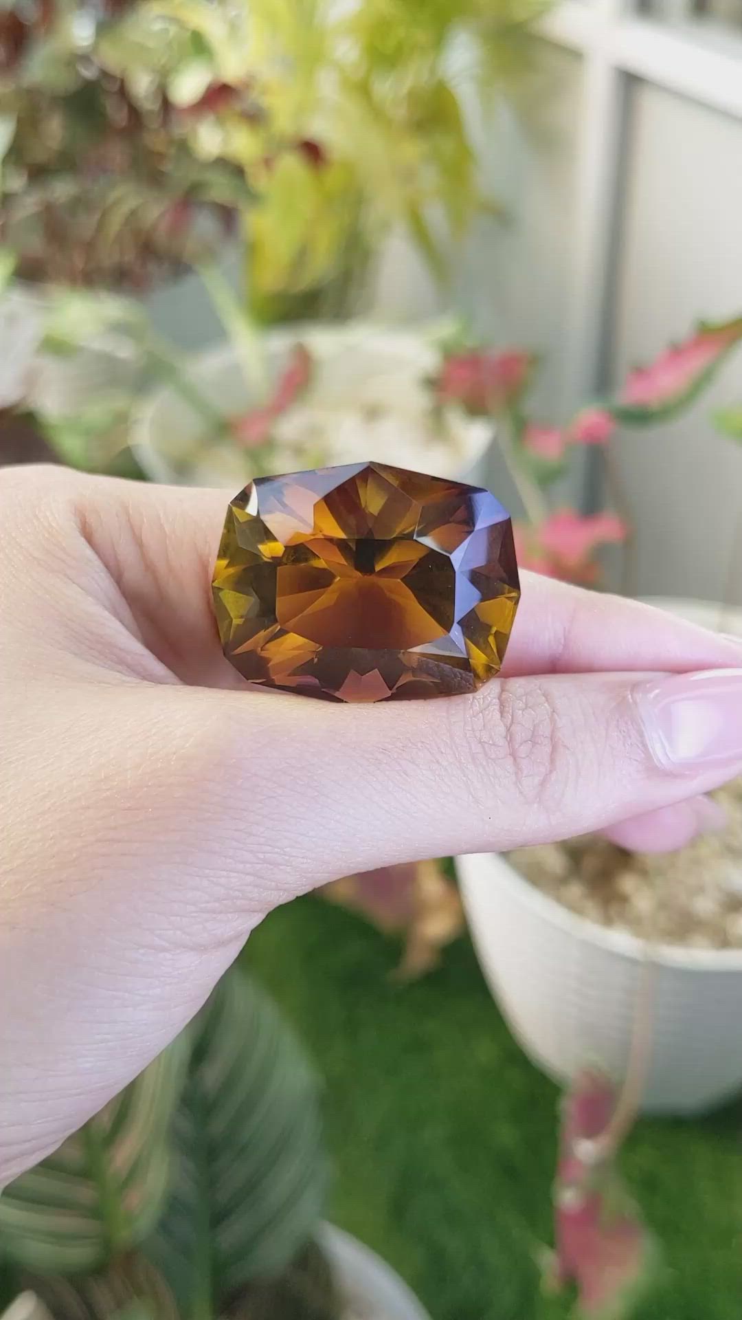 67.13 Ct. Bi Color Ametrine from Ceylon (Sri Lanka) Size Video