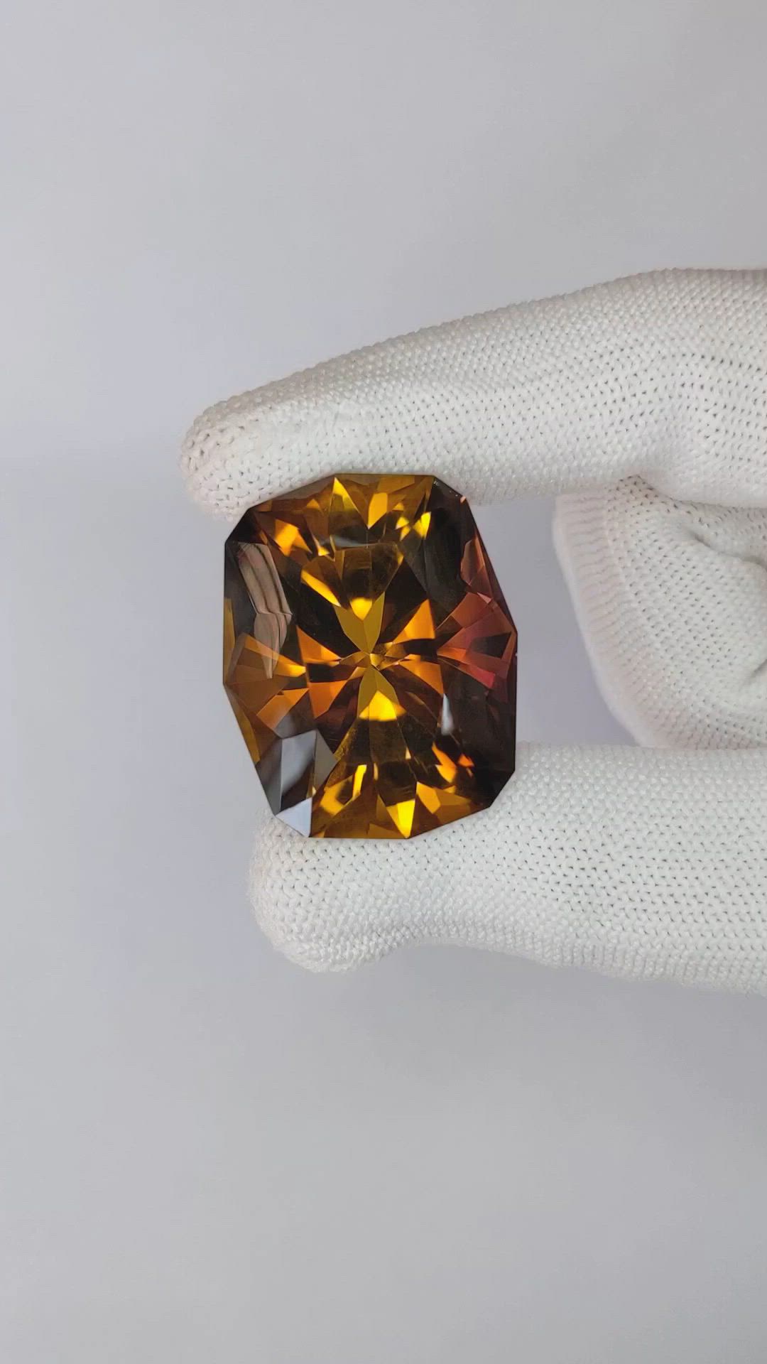 67.13 Ct. Bi Color Ametrine from Ceylon (Sri Lanka) Size Video