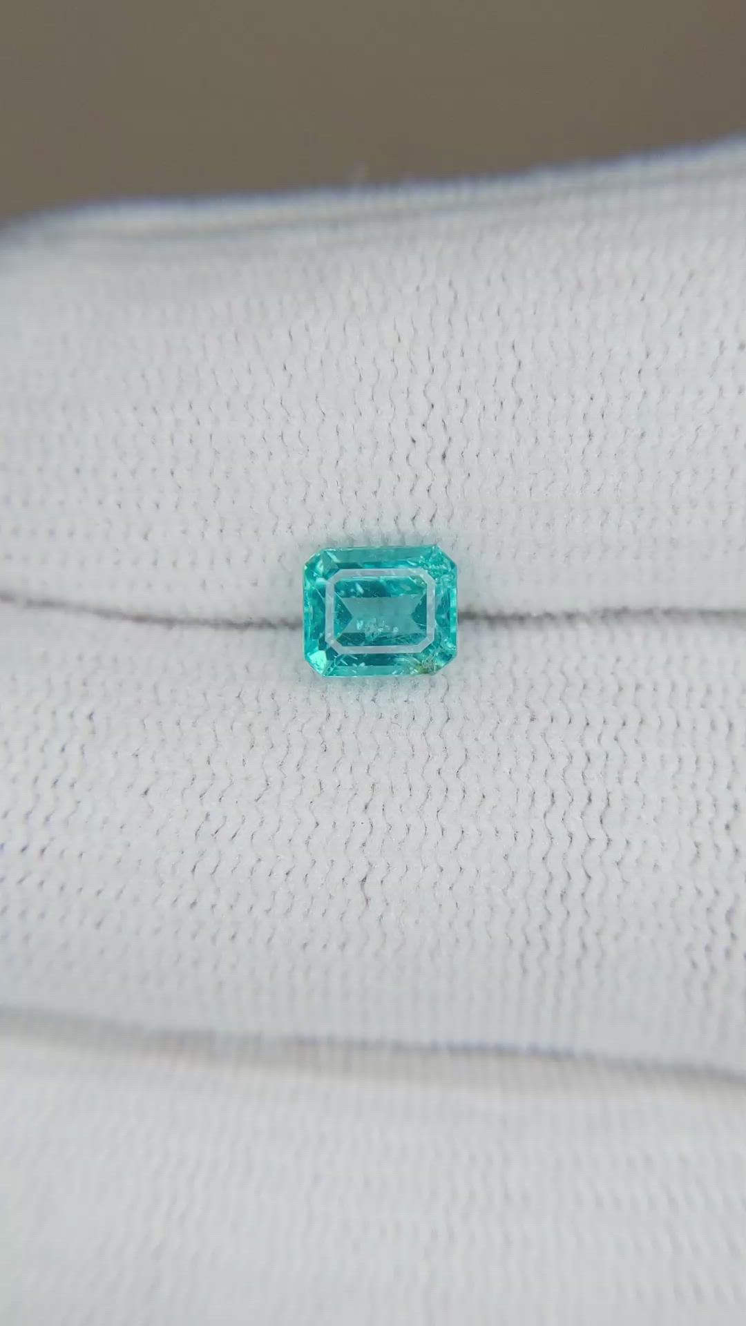 1.11 Ct. Blue Apatite from Madagascar Size Video