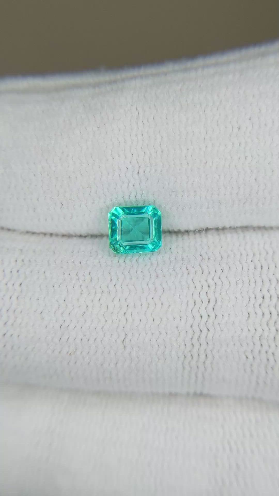 0.92 Ct. Blue Apatite from Madagascar Size Video