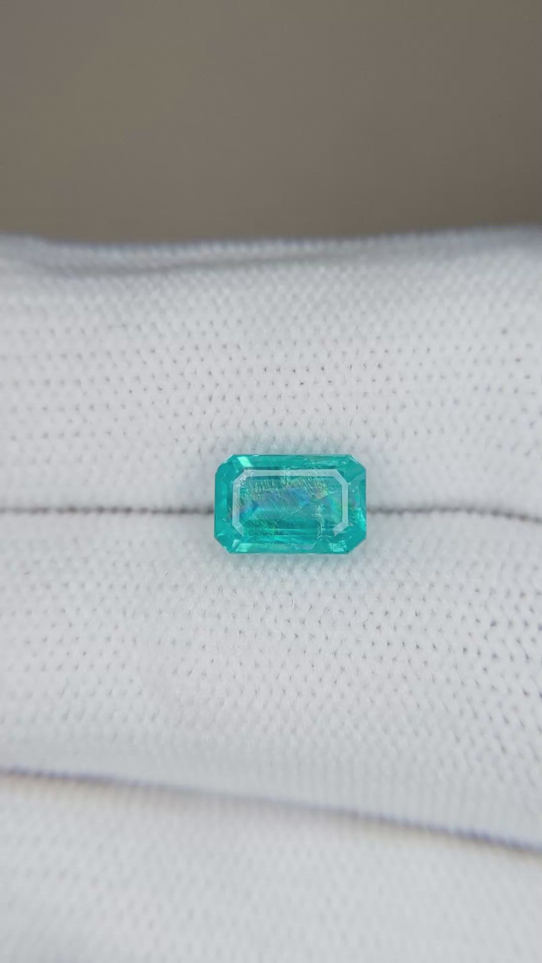 1.76 Ct. Greenish Blue Apatite from Madagascar Size Video