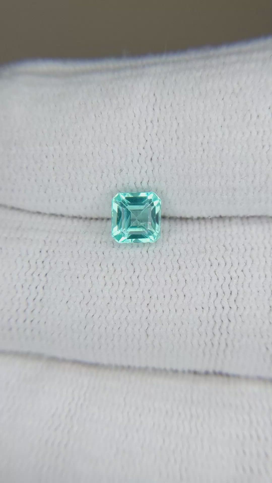 1.01 Ct. Blue Apatite from Madagascar Size Video