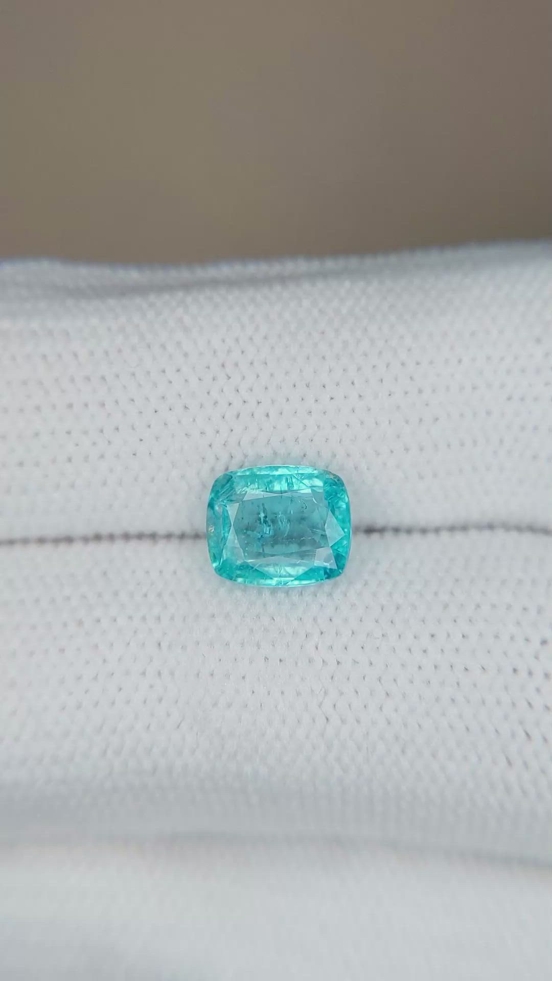 1.46 Ct. Blue Apatite from Madagascar Size Video