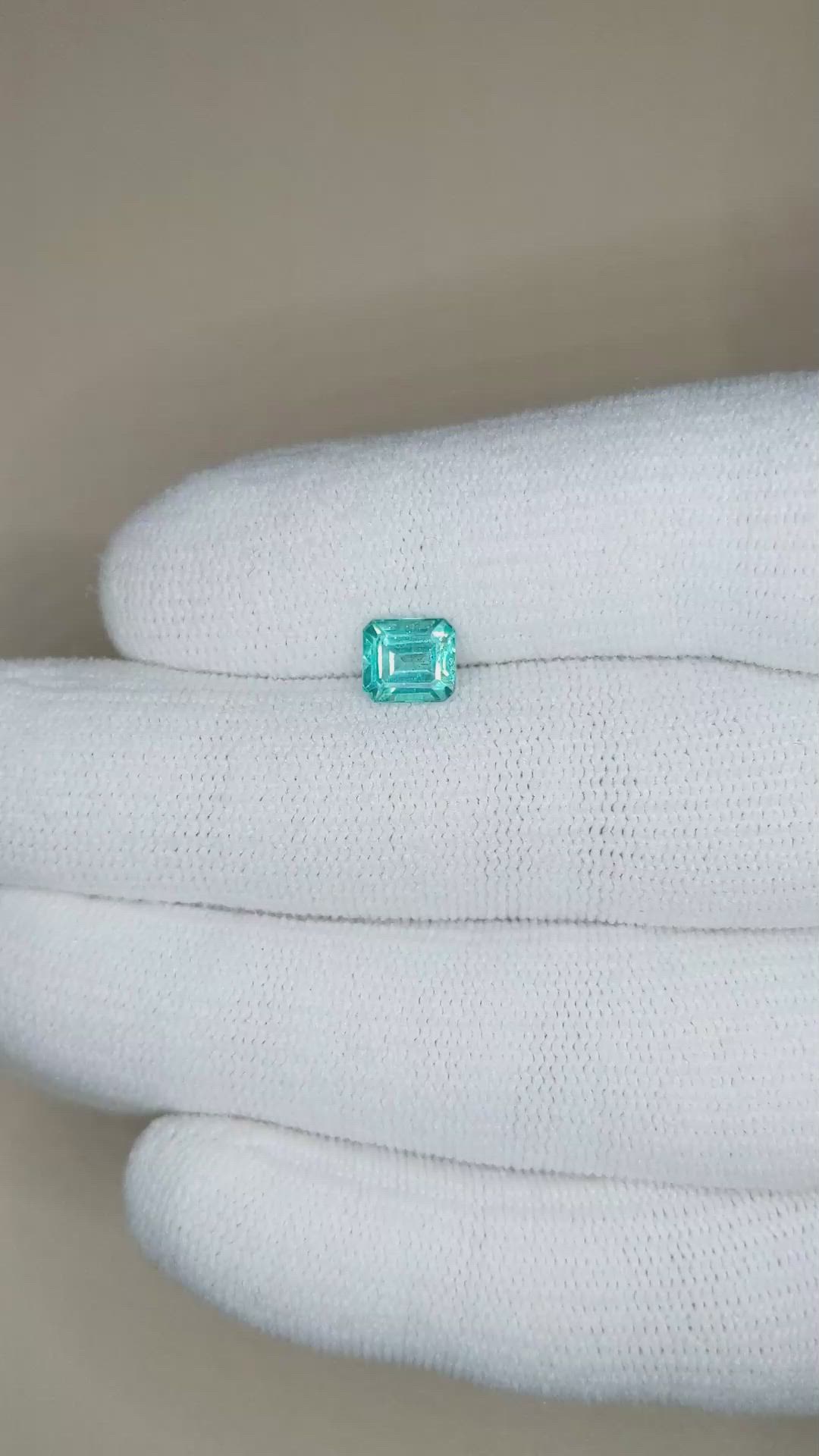 1.25 Ct. Blue Apatite from Madagascar Size Video