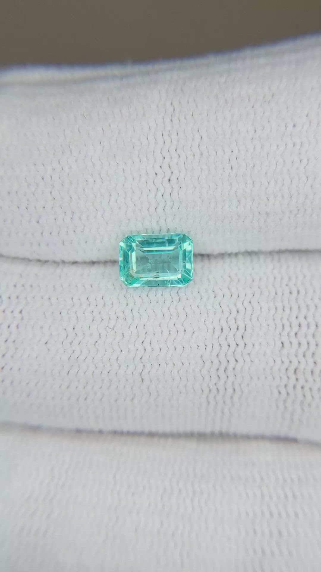 1.02 Ct. Greenish Blue Apatite from Madagascar Size Video