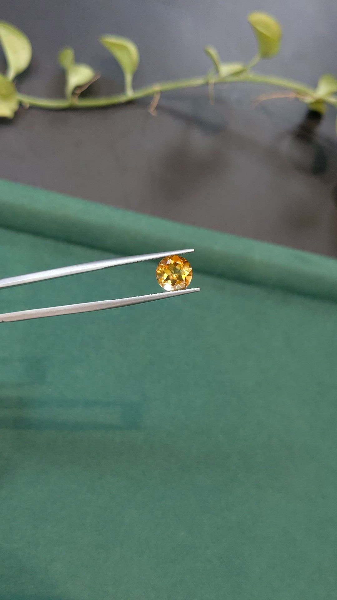 1.87 Ct. Yellowish Orange Citrine from Madagascar Size Video