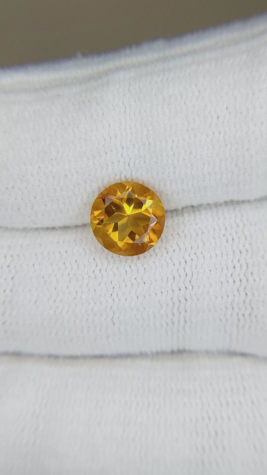 1.95 Ct. Golden Citrine from Madagascar Size Video