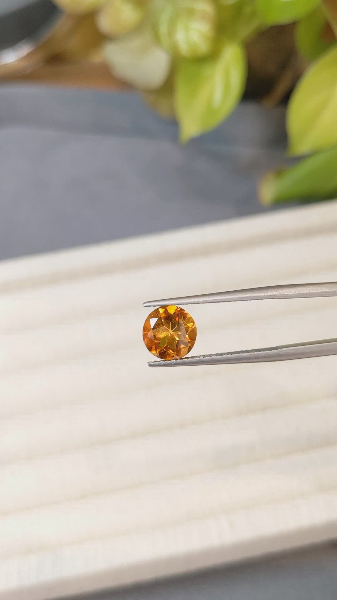 1.95 Ct. Golden Citrine from Madagascar Size Video
