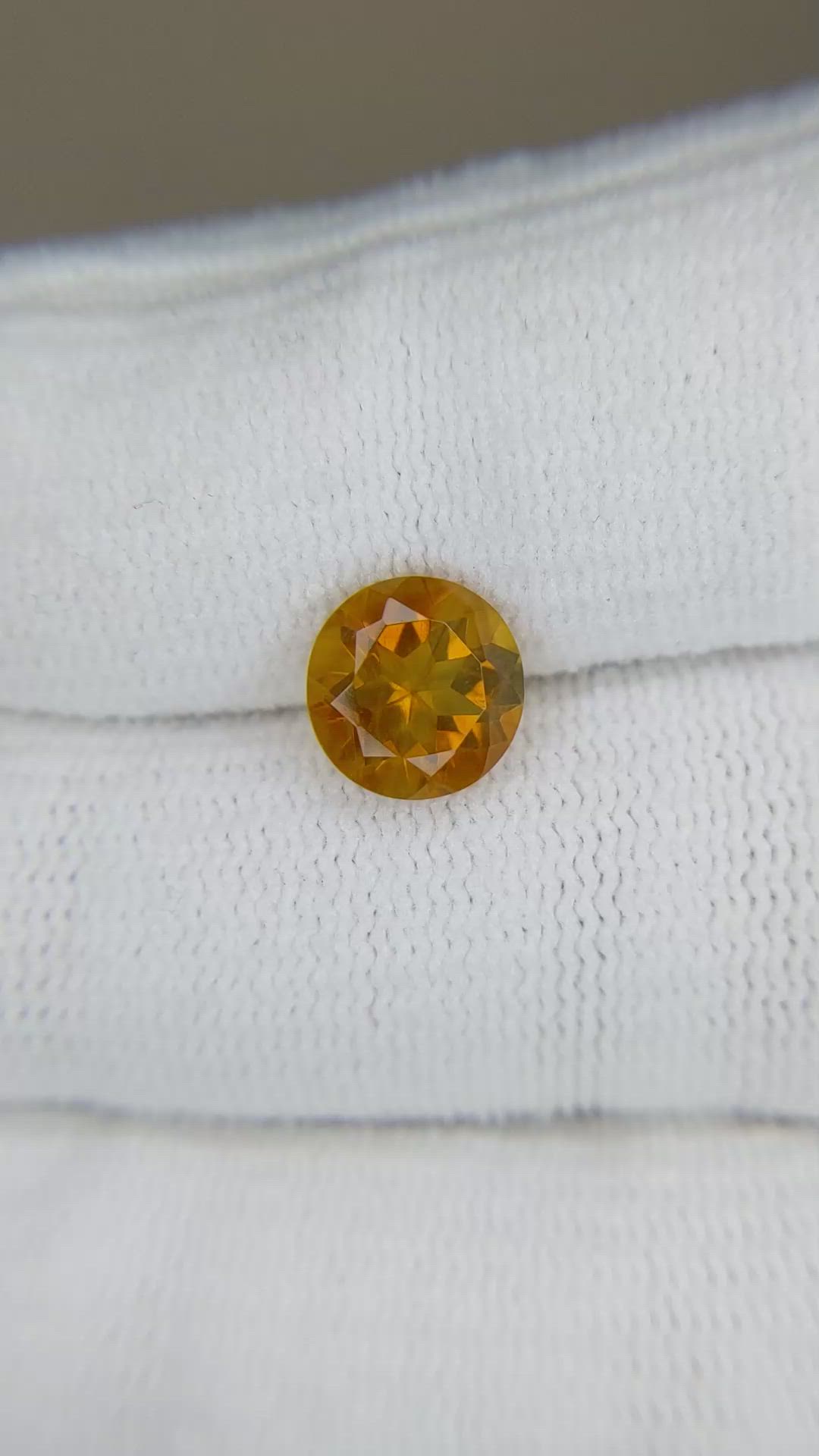1.87 Ct. Madeira (Reddish Orange) Citrine from Madagascar Size Video