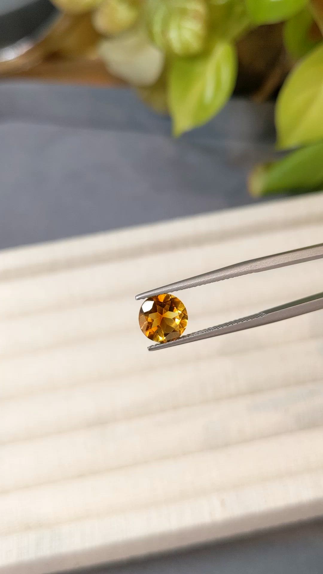 1.68 Ct. Madeira (Reddish Orange) Citrine from Madagascar Size Video