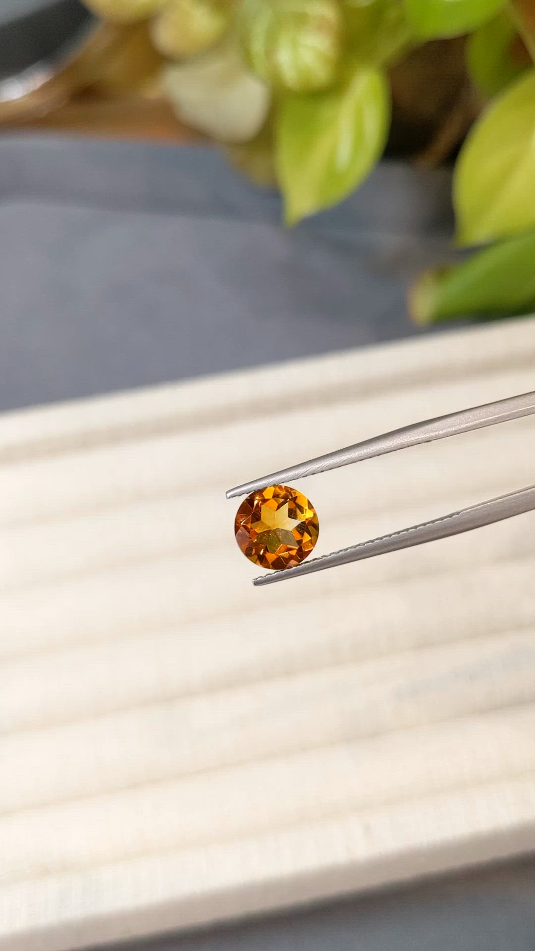2.00 Ct. Madeira (Reddish Orange) Citrine from Madagascar Size Video