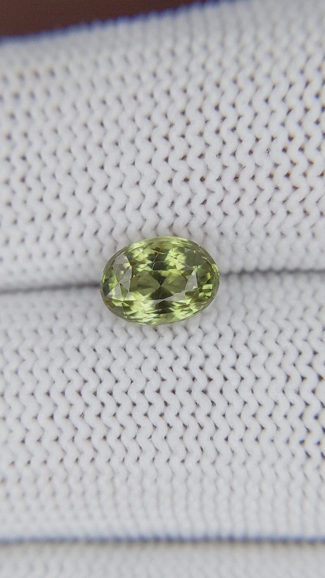 1.77 Ct. Alexandrite from Tanzania Size Video