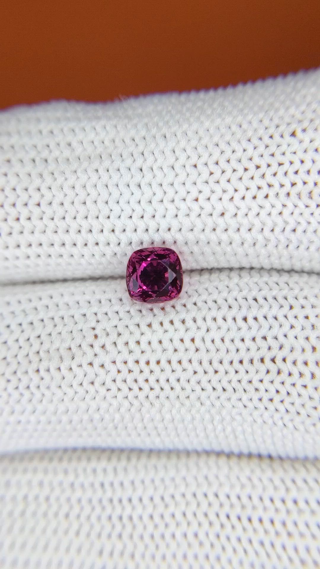 1.20 Ct. Purplish Pink Rhodolite Garnet from Ceylon (Sri Lanka) Size Video