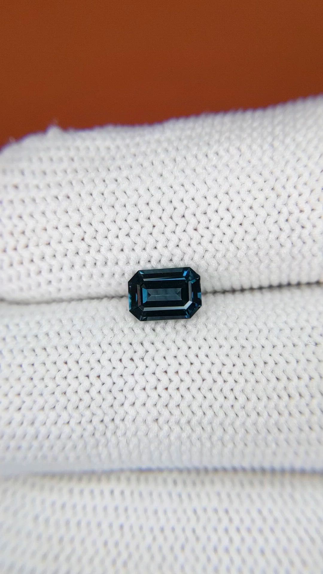 0.84 Ct. Blue Spinel from Ceylon (Sri Lanka) Size Video
