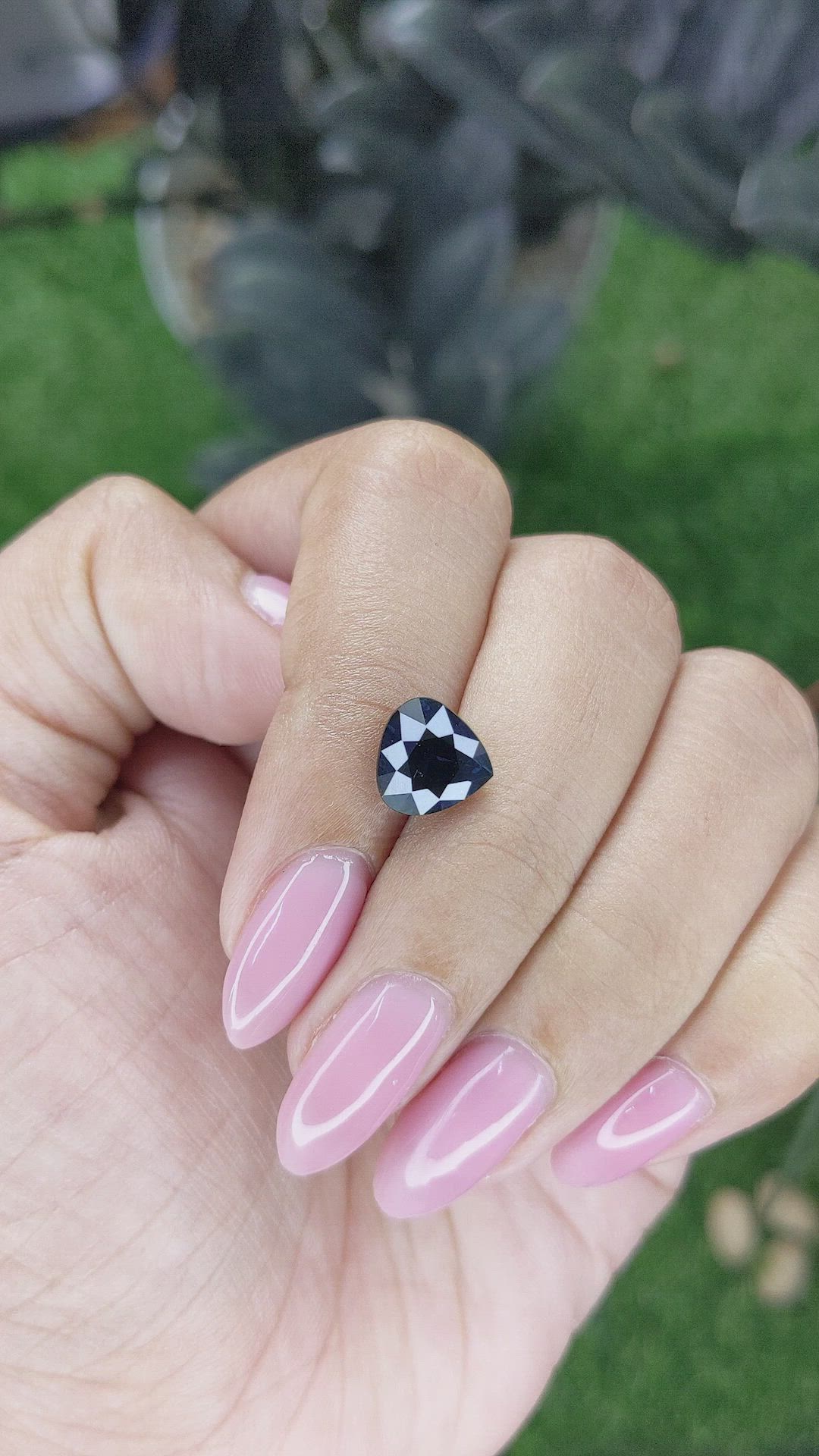 2.59 Ct. Blue Spinel from Ceylon (Sri Lanka) Size Video