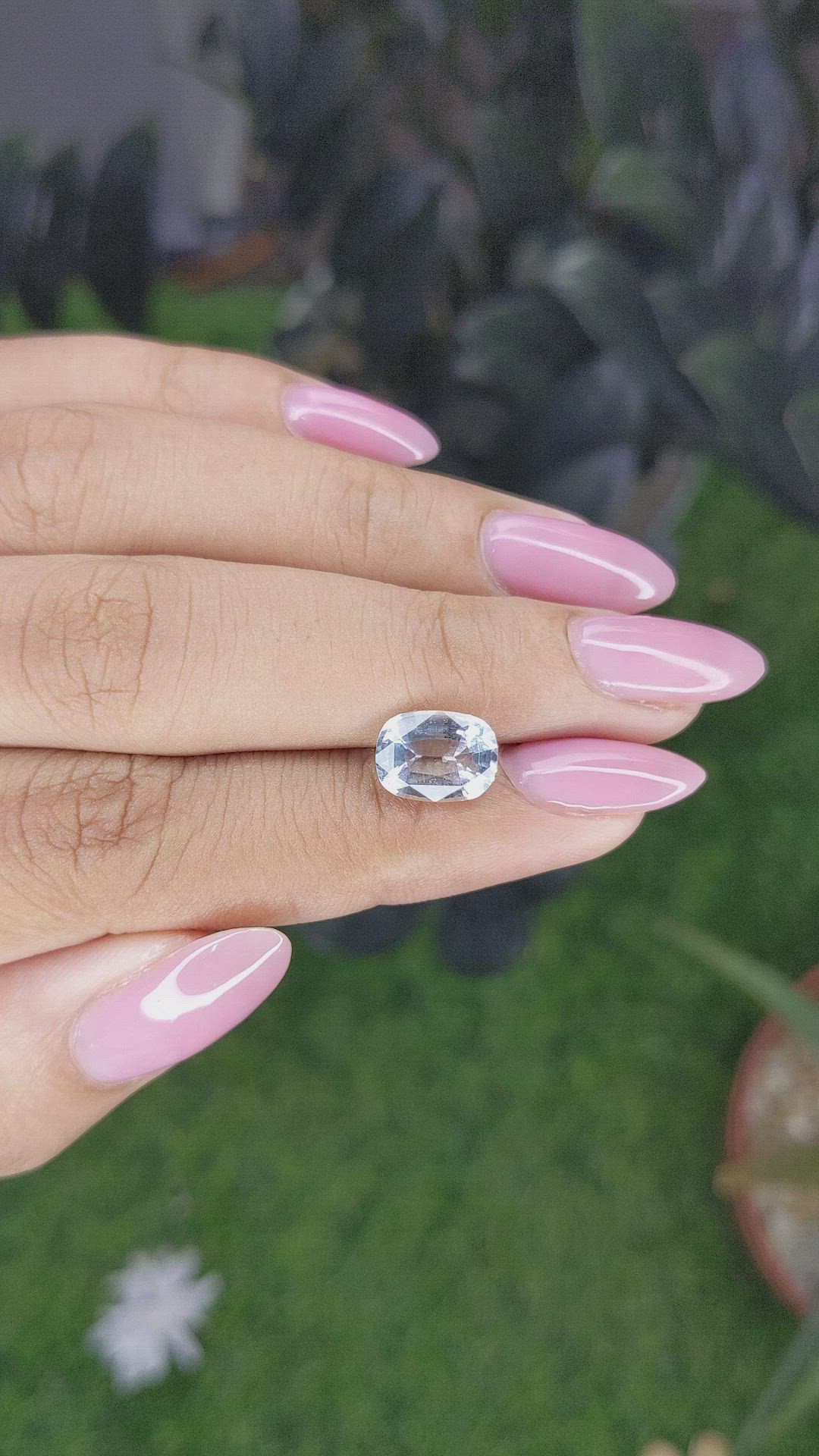 1.93 Ct. Blue Aquamarine from Ceylon (Sri Lanka) Size Video