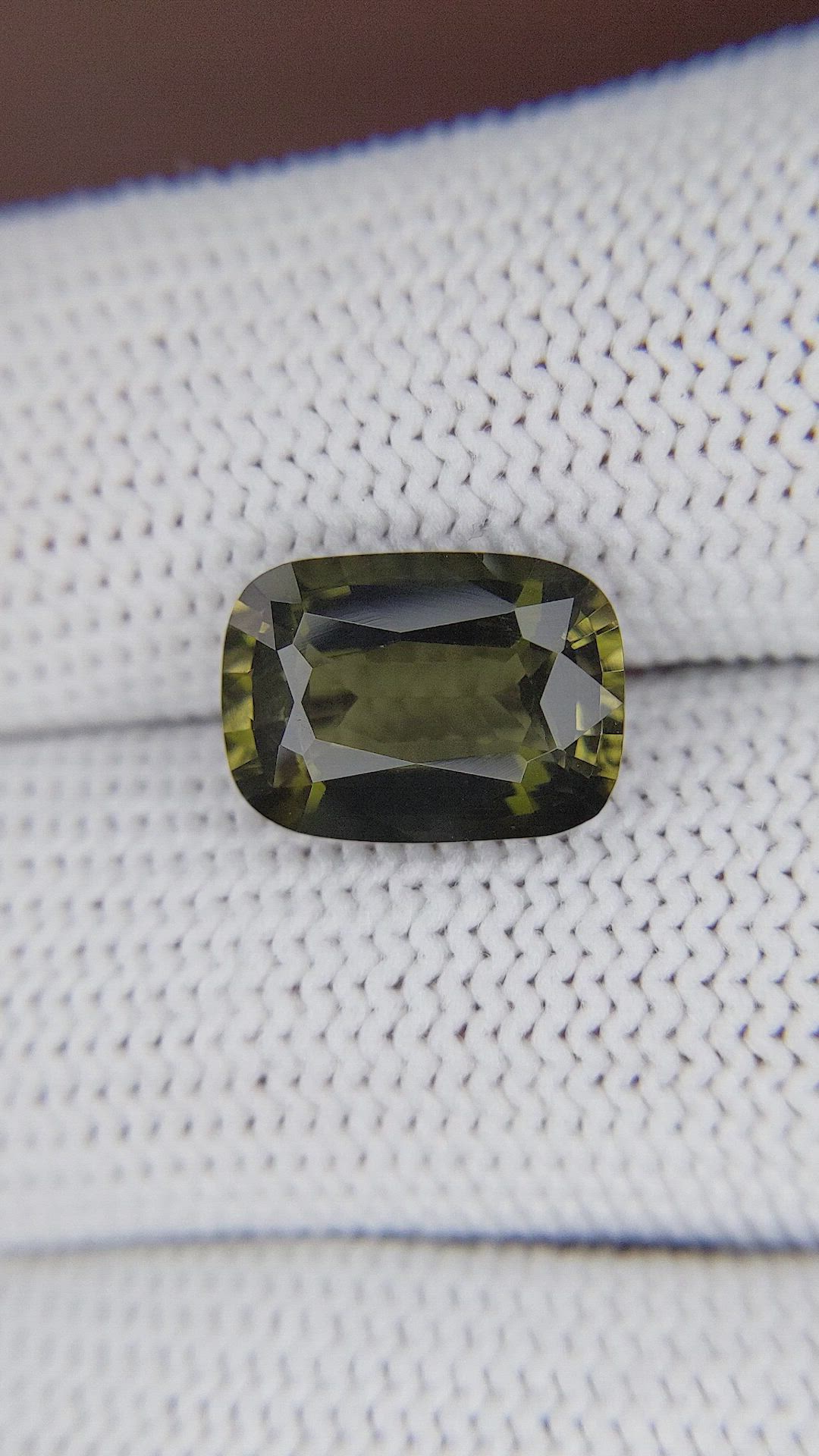 4.36 Ct. Brownish Green Tourmaline from Ceylon (Sri Lanka) Size Video