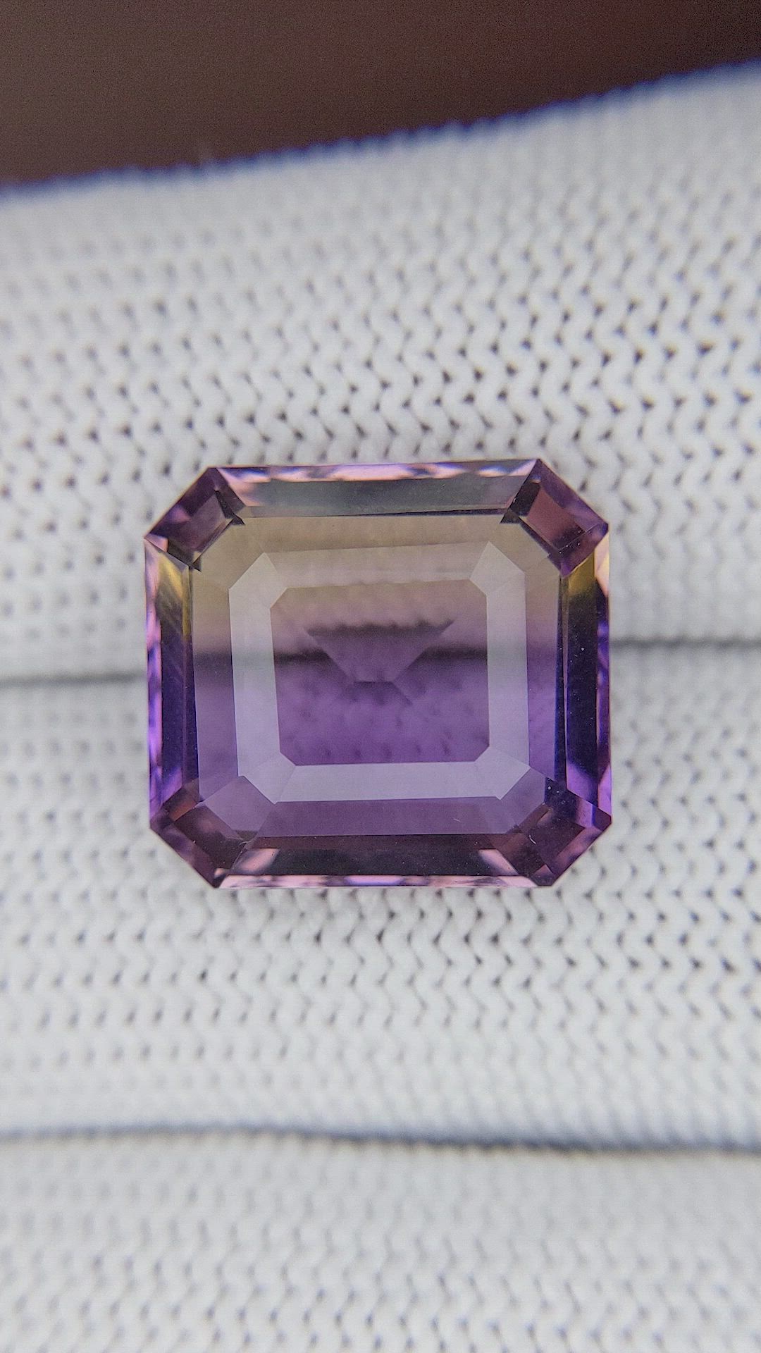 10.93 Ct. Bi Color Ametrine from Ceylon (Sri Lanka) Size Video