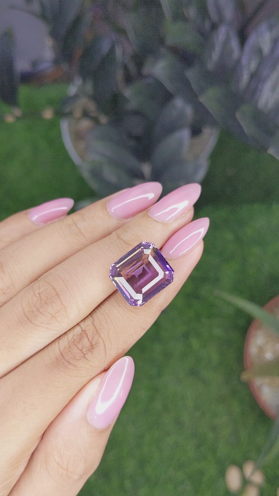 10.93 Ct. Bi Color Ametrine from Ceylon (Sri Lanka) Size Video
