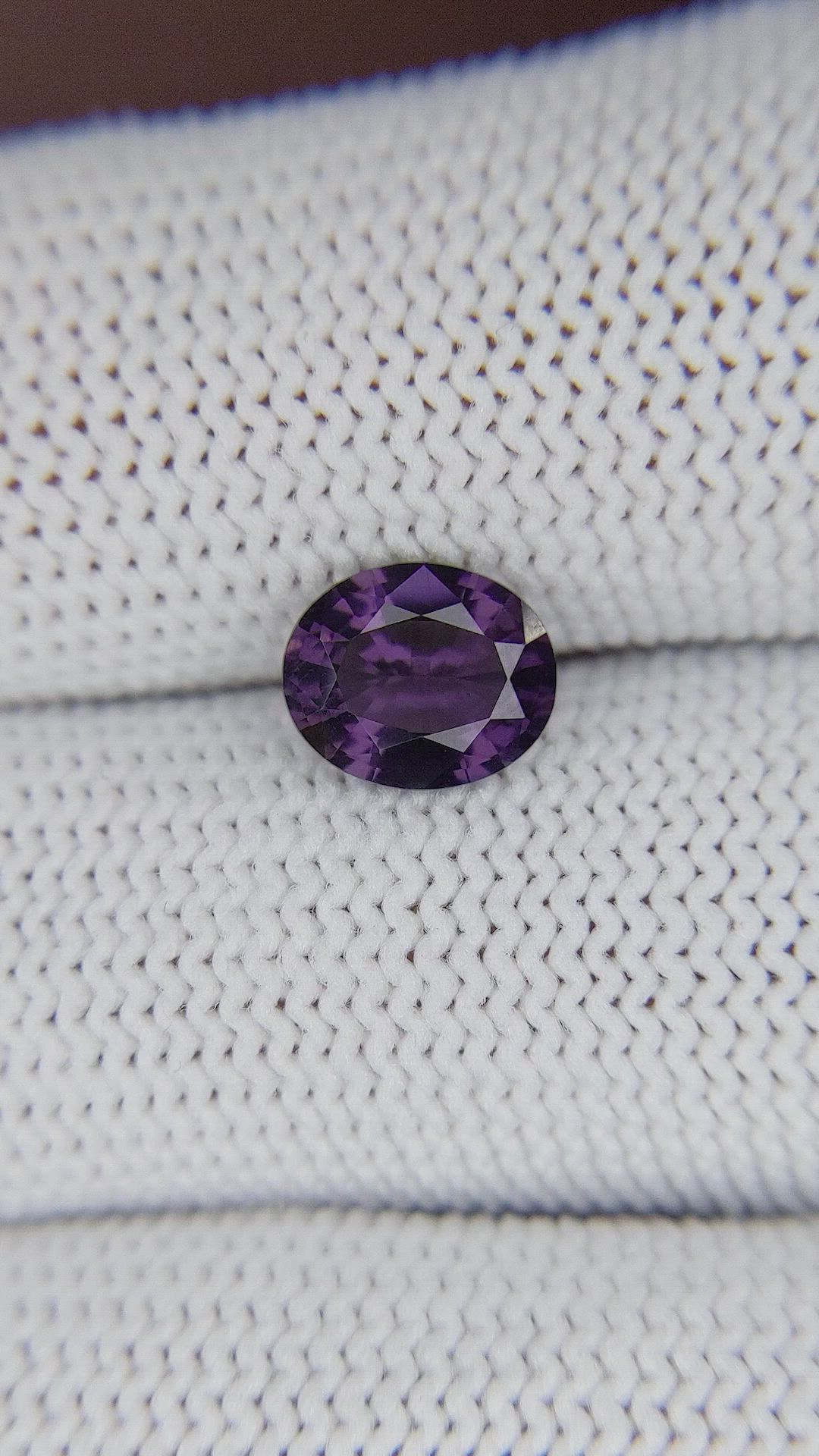 1.51 Ct. Purple Spinel from Ceylon (Sri Lanka) Size Video
