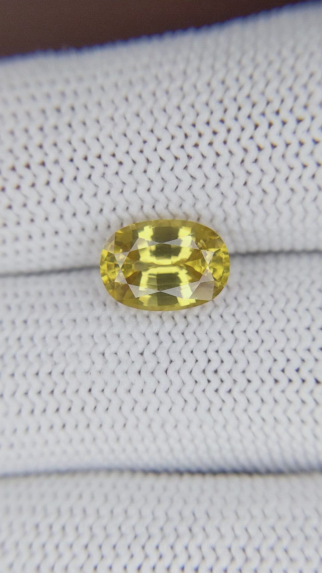 3.47 Ct. Yellowish Brown Zircon from Ceylon (Sri Lanka) Size Video
