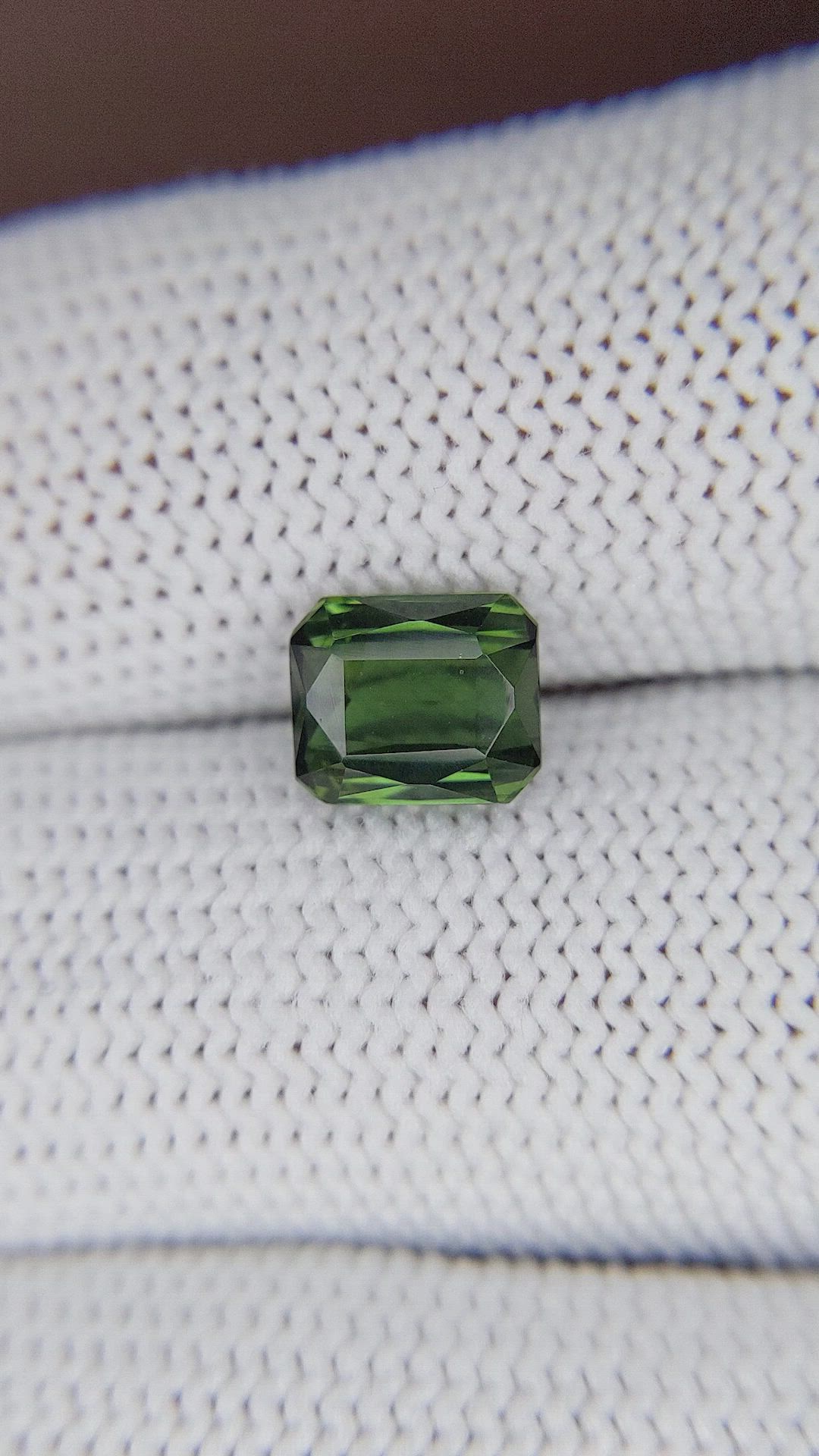 1.89 Ct. Green Tourmaline from Ceylon (Sri Lanka) Size Video