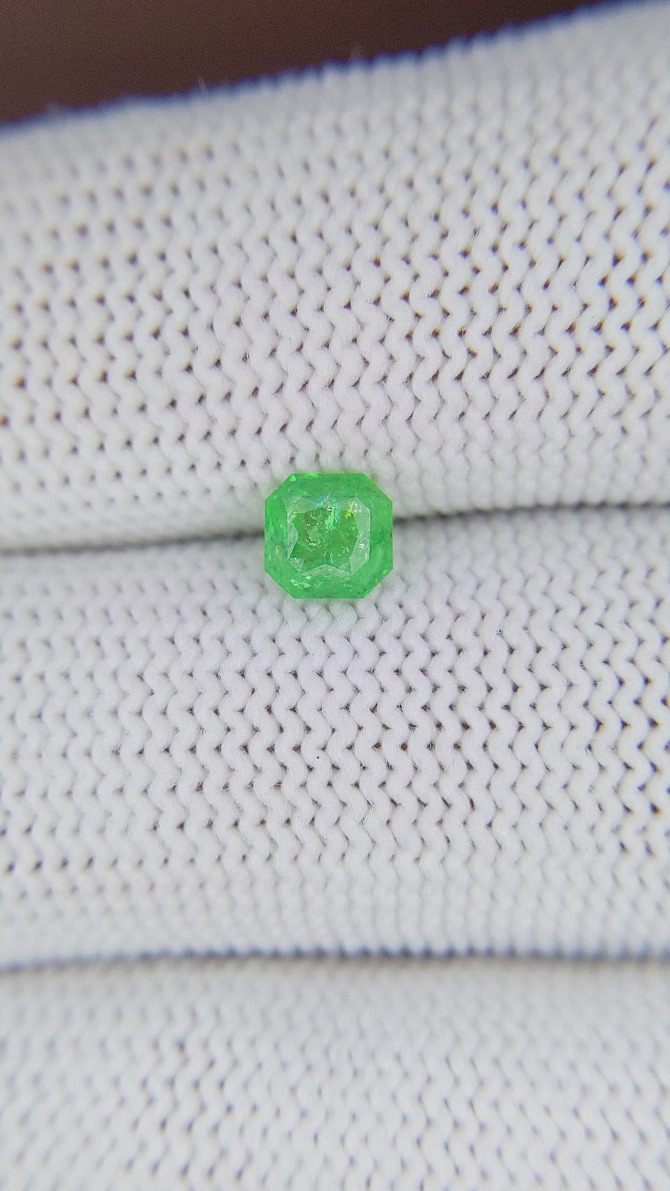 0.66 Ct. Tsavorite Garnet from Tanzania Size Video