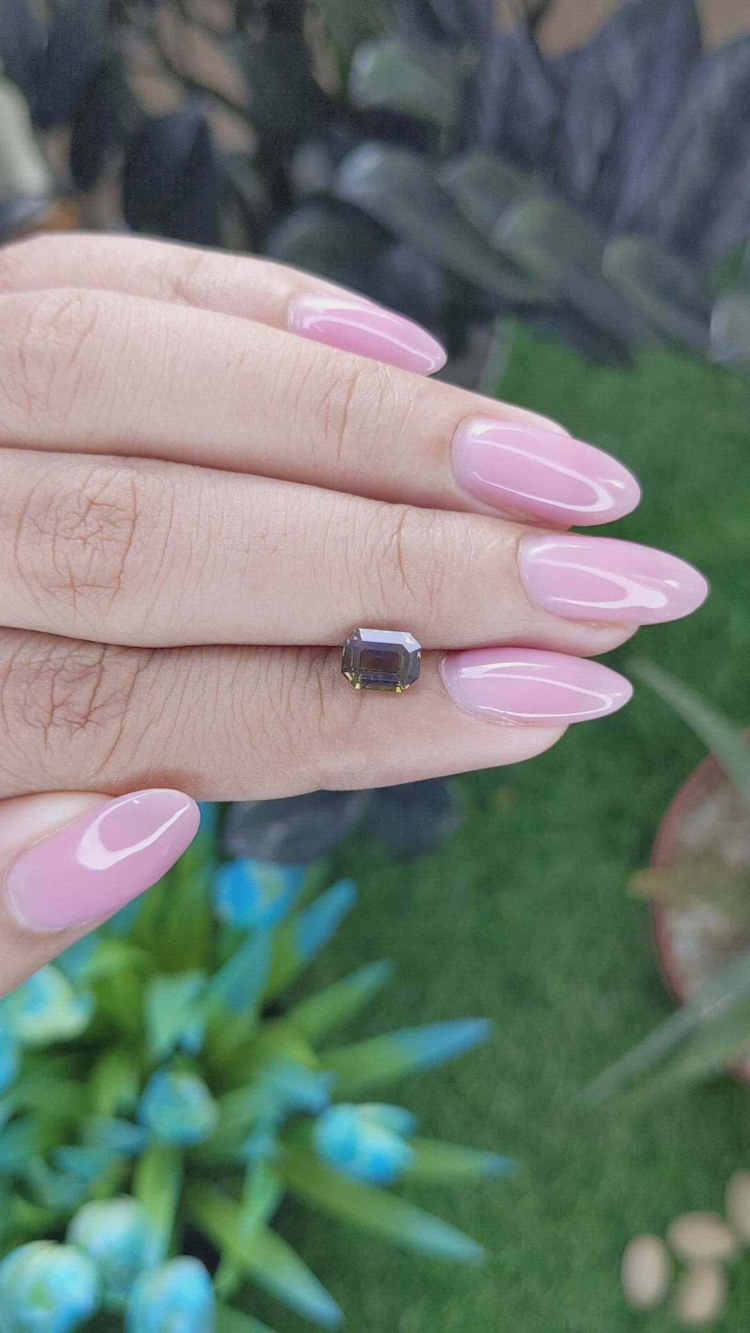 1.22 Ct. Brownish Green Chrysoberyl from Tanzania Size Video