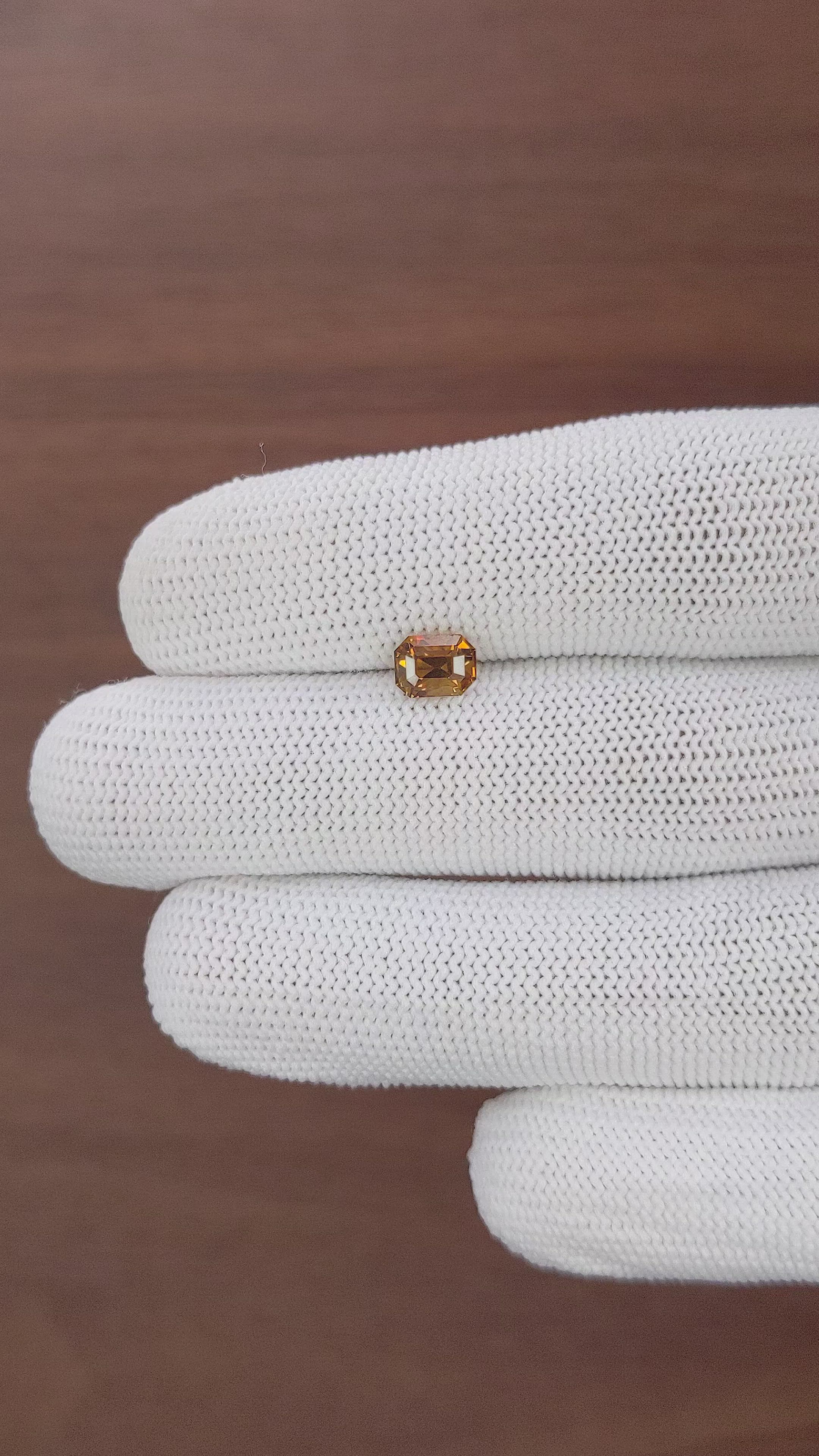 1.08 Ct. Brown Chrysoberyl from Tanzania Size Video