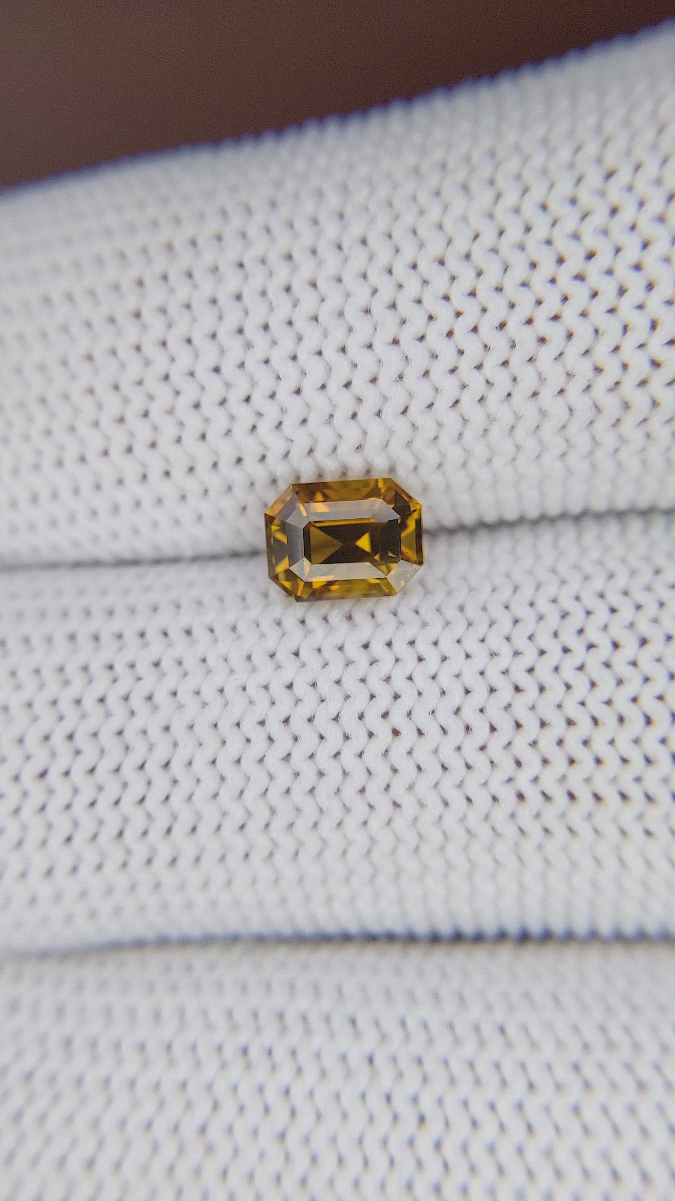 1.08 Ct. Brown Chrysoberyl from Tanzania Size Video