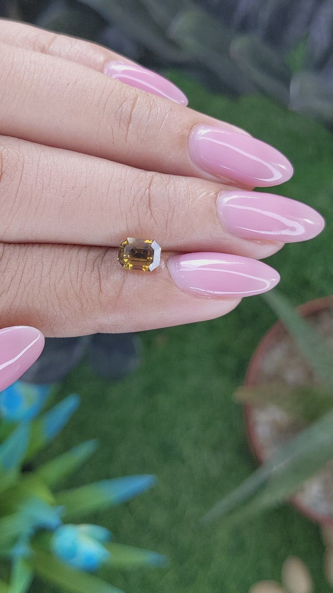 1.08 Ct. Brown Chrysoberyl from Tanzania Size Video