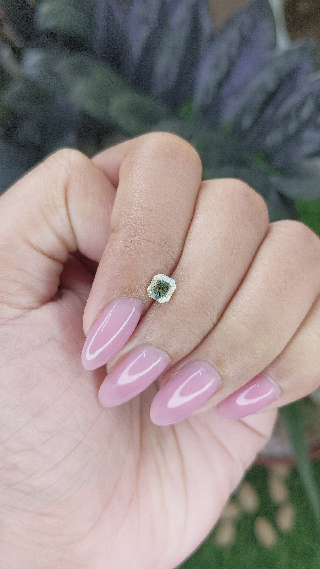 0.60 Ct. Green Chrysoberyl from Tanzania Size Video