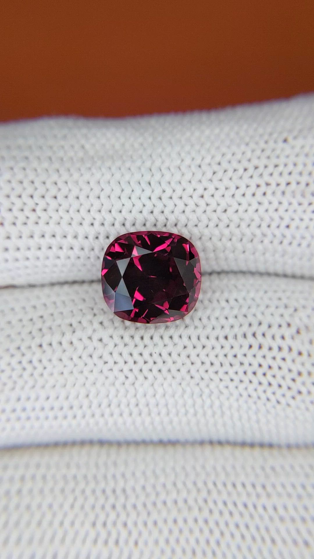 5.22 Ct. Purplish Pink Garnet from Ceylon (Sri Lanka) Size Video