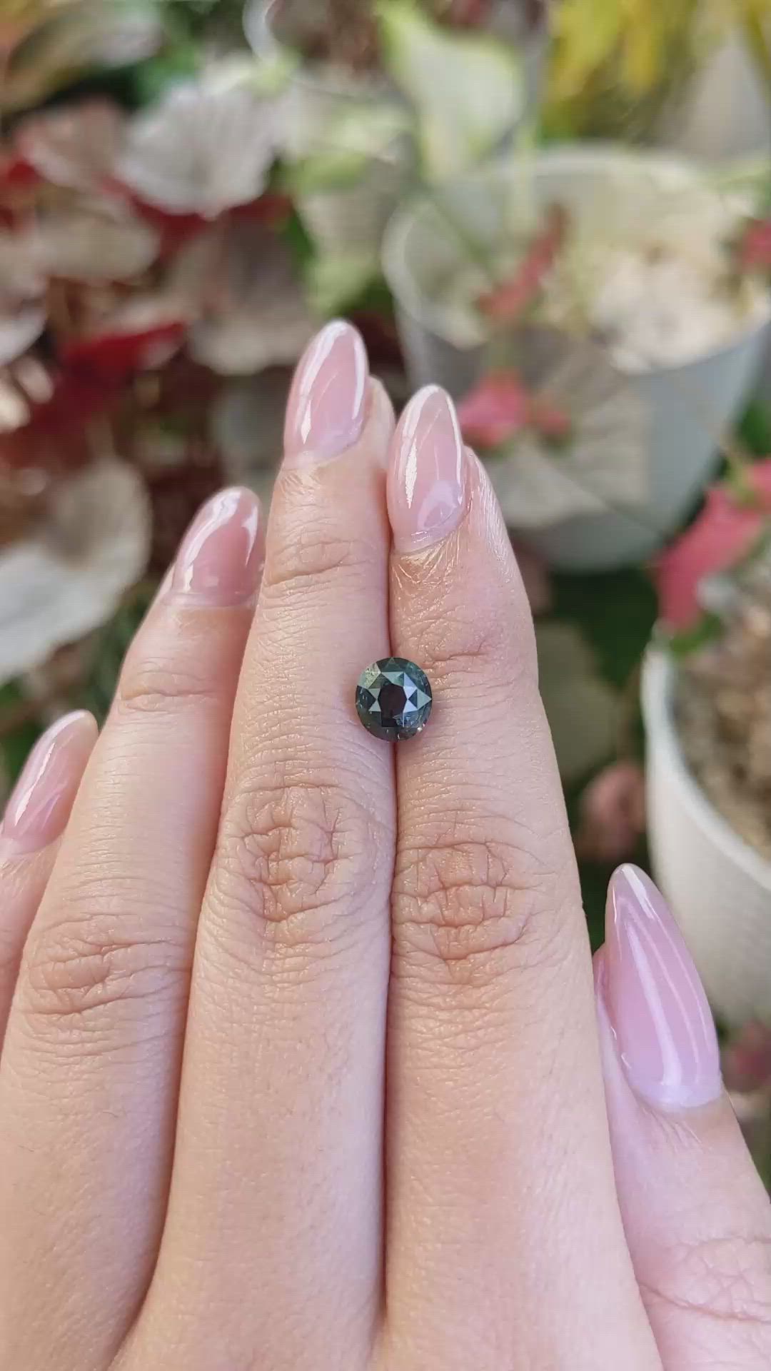 2.55 Ct. Color Change Garnet from Ceylon (Sri Lanka) Size Video