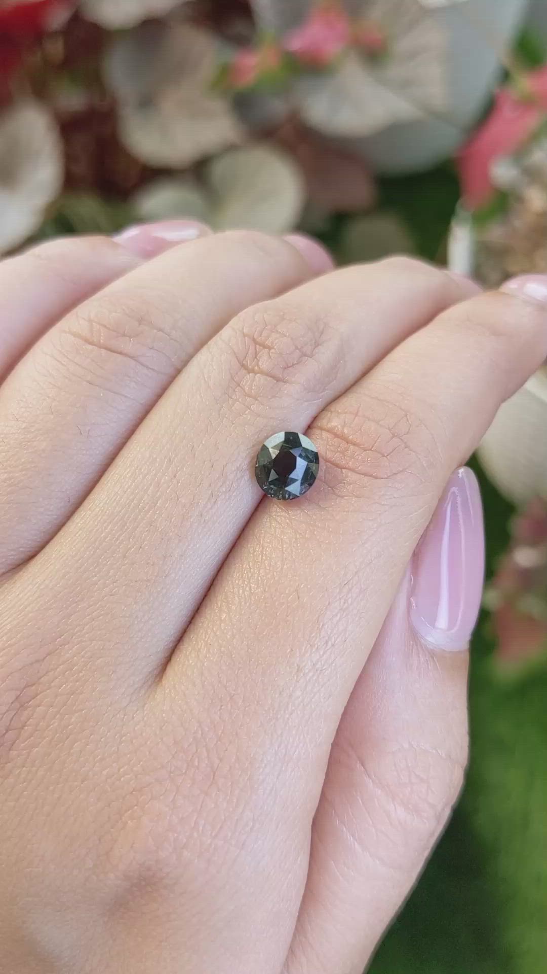 2.55 Ct. Color Change Garnet from Ceylon (Sri Lanka) Size Video
