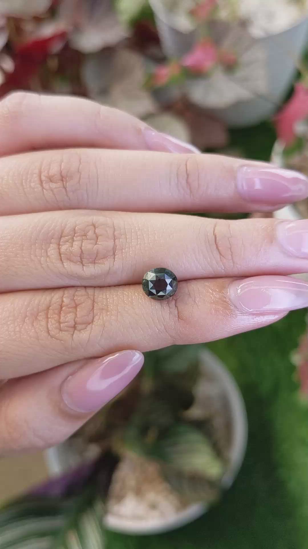 2.55 Ct. Color Change Garnet from Ceylon (Sri Lanka) Size Video