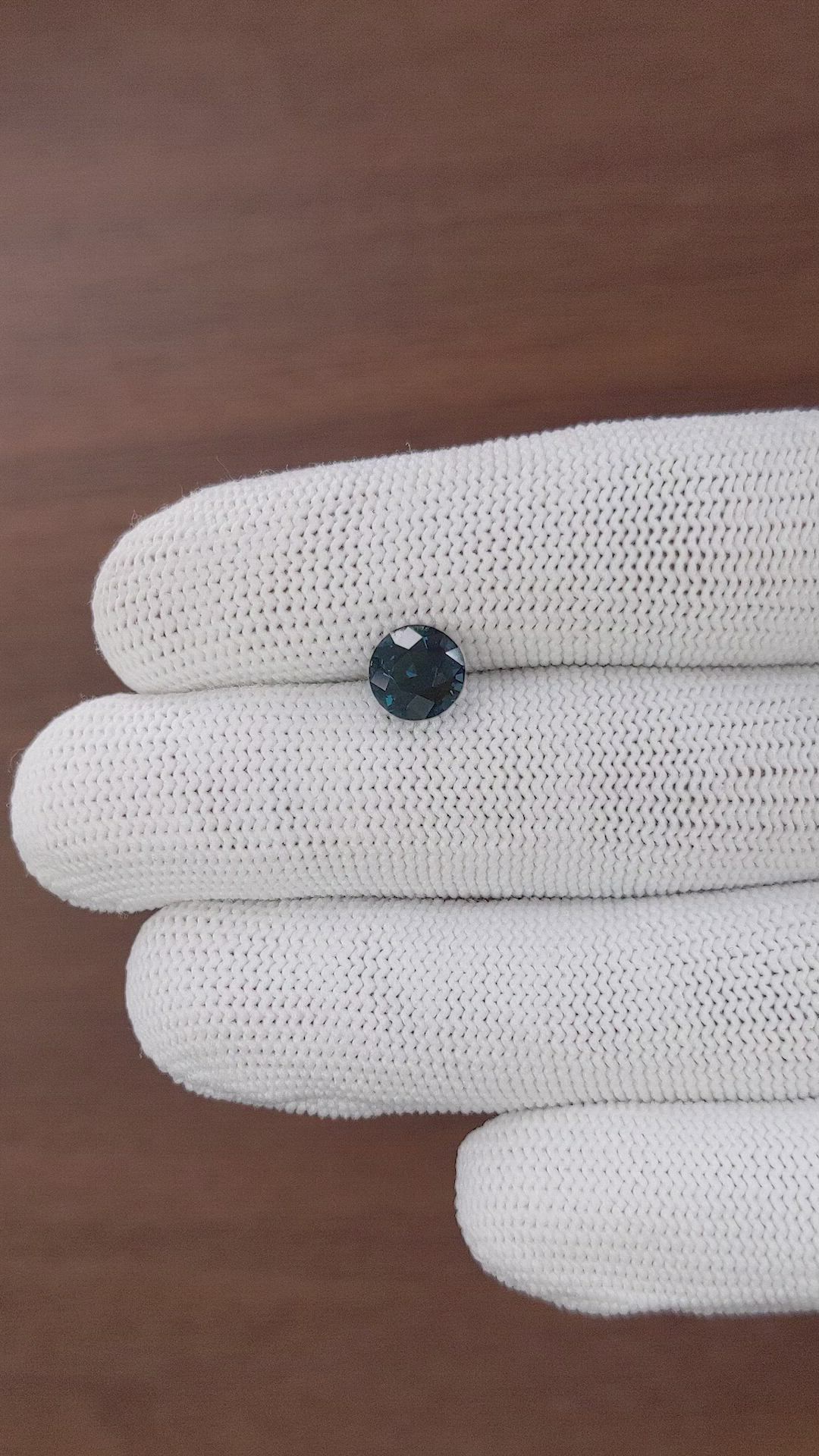 2.17 Ct. Greenish Blue Spinel from Tanzania Size Video
