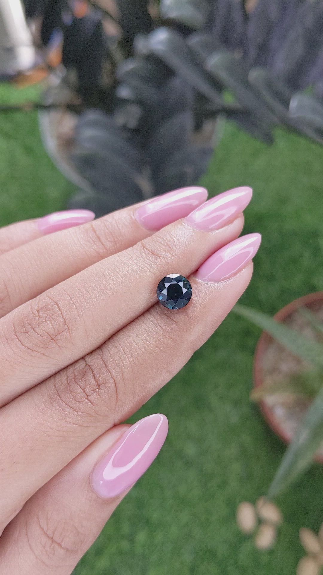 2.17 Ct. Greenish Blue Spinel from Tanzania Size Video
