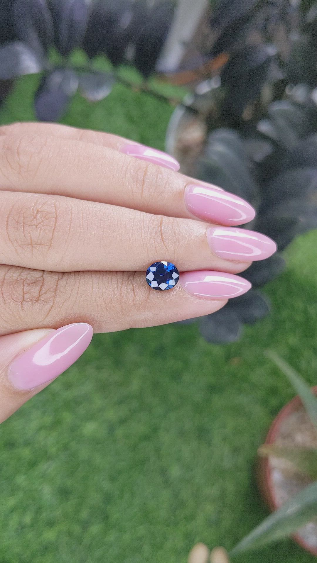 1.26 Ct. Greenish Blue Spinel from Tanzania Size Video