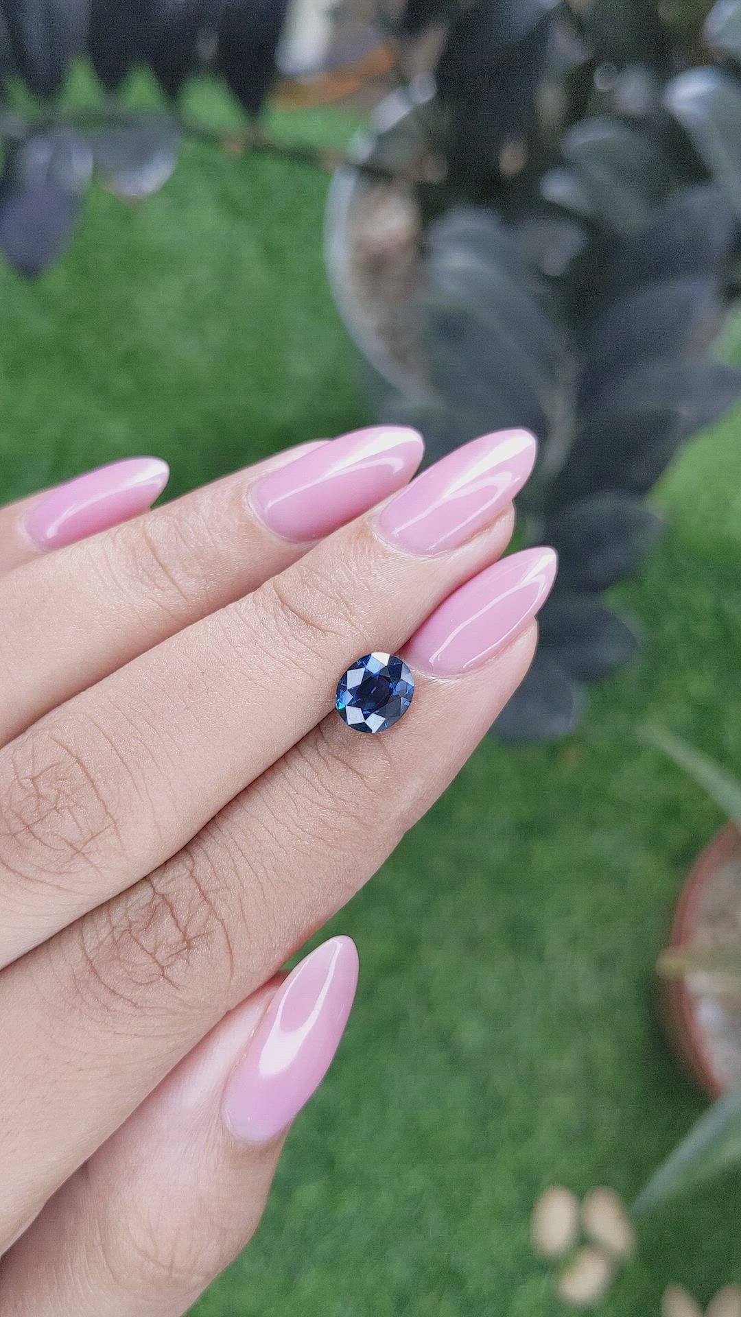 1.26 Ct. Greenish Blue Spinel from Tanzania Size Video