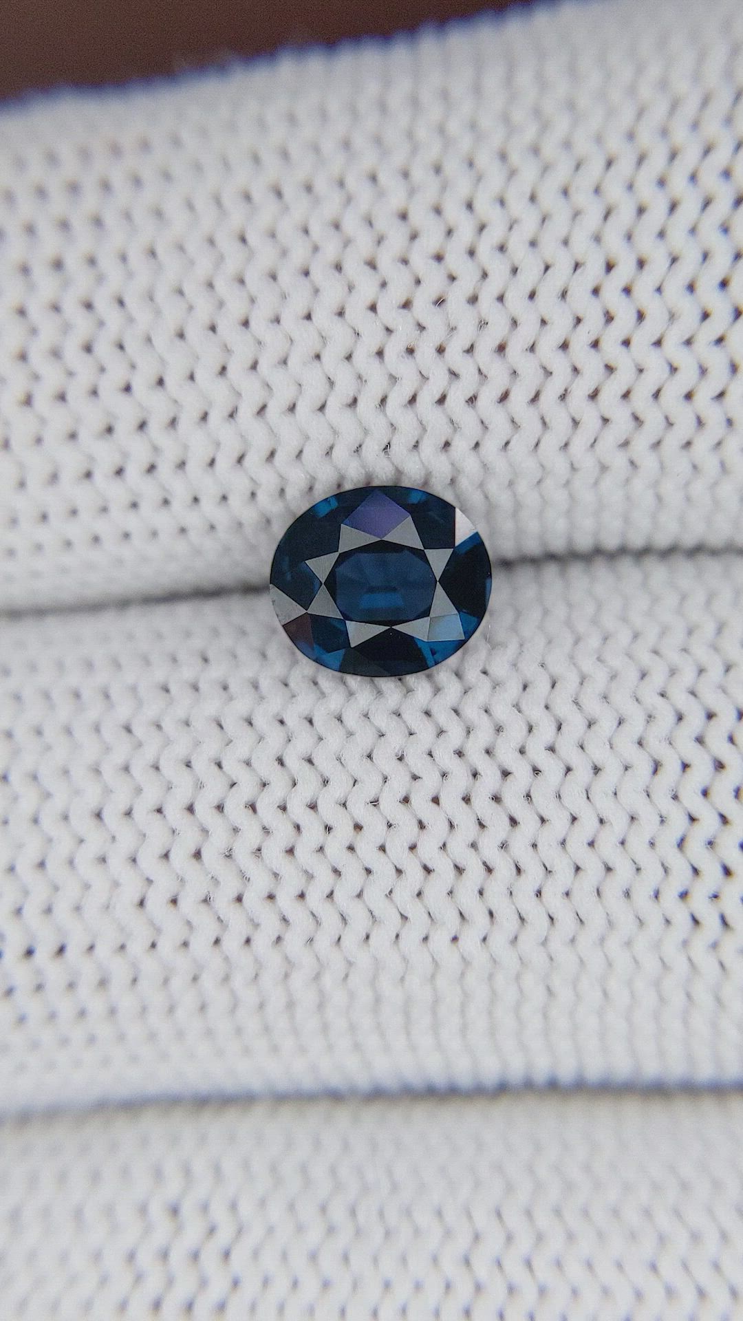 1.26 Ct. Greenish Blue Spinel from Tanzania Size Video