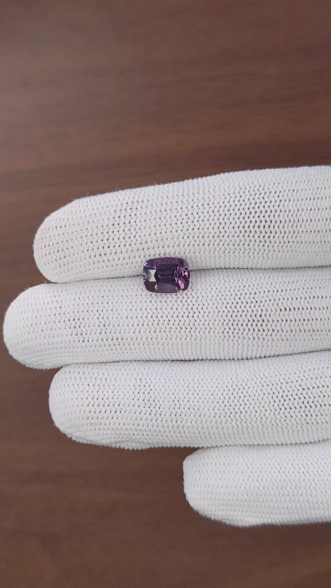 2.68 Ct. Pinkish Purple Spinel from Tanzania Size Video